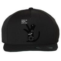 Cosmic Cat Dream Make Me Dream With You Wool Snapback Cap