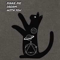 Cosmic Cat Dream Make Me Dream With You Cotton Canvas Backpack