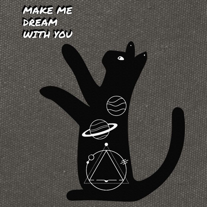 Cosmic Cat Dream Make Me Dream With You Cotton Canvas Backpack