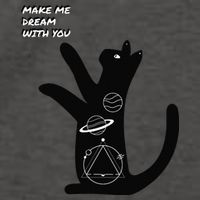 Cosmic Cat Dream Make Me Dream With You Vector Backpack