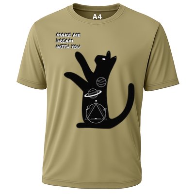 Cosmic Cat Dream Make Me Dream With You Cooling Performance Crew T-Shirt