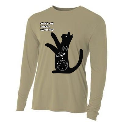 Cosmic Cat Dream Make Me Dream With You Cooling Performance Long Sleeve Crew