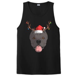 Cane Corso Dog Santa Claus Christmas Xcool Giftmas Canine Gift PosiCharge Competitor Tank