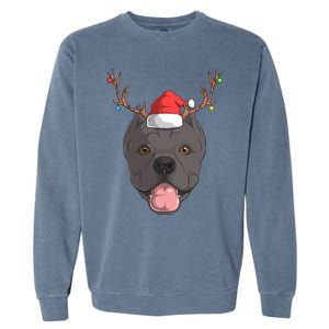 Cane Corso Dog Santa Claus Christmas Xcool Giftmas Canine Gift Garment-Dyed Sweatshirt