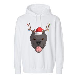 Cane Corso Dog Santa Claus Christmas Xcool Giftmas Canine Gift Garment-Dyed Fleece Hoodie