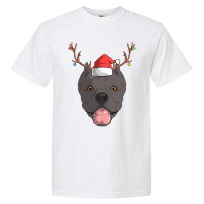 Cane Corso Dog Santa Claus Christmas Xcool Giftmas Canine Gift Garment-Dyed Heavyweight T-Shirt