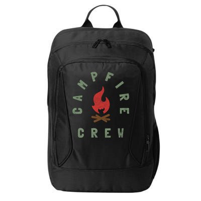 Campfire Crew Design For Outdoor Camping Groups And Friends Gift City Backpack