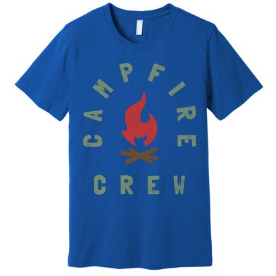 Campfire Crew Design For Outdoor Camping Groups And Friends Gift Premium T-Shirt