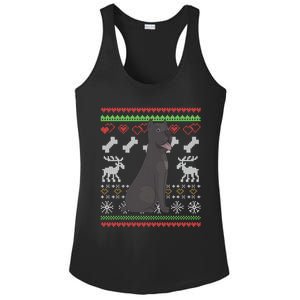 Cane Corso Dog Santa Claus Ugly Christmas Pattern Xgiftmas Gift Ladies PosiCharge Competitor Racerback Tank