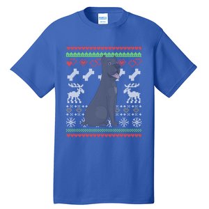 Cane Corso Dog Santa Claus Ugly Christmas Pattern Xgiftmas Gift Tall T-Shirt