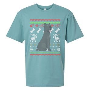 Cane Corso Dog Santa Claus Ugly Christmas Pattern Xgiftmas Gift Sueded Cloud Jersey T-Shirt