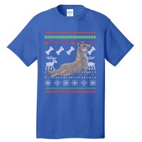 Cane Corso Dog Santa Claus Ugly Christmas Pattern Xmeaningful Giftmas Cute Gift Tall T-Shirt