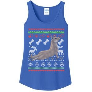 Cane Corso Dog Santa Claus Ugly Christmas Pattern Xmeaningful Giftmas Cute Gift Ladies Essential Tank