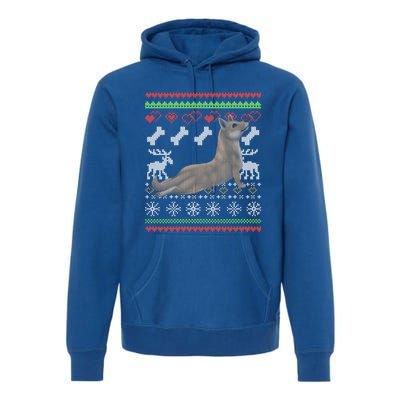 Cane Corso Dog Santa Claus Ugly Christmas Pattern Xmeaningful Giftmas Cute Gift Premium Hoodie