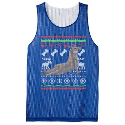 Cane Corso Dog Santa Claus Ugly Christmas Pattern Xmeaningful Giftmas Cute Gift Mesh Reversible Basketball Jersey Tank