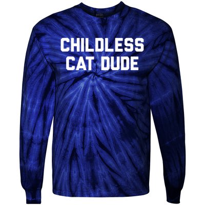 Childless Cat Dudes Tie-Dye Long Sleeve Shirt