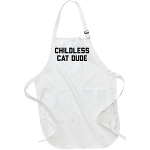 Childless Cat Dudes Full-Length Apron With Pockets