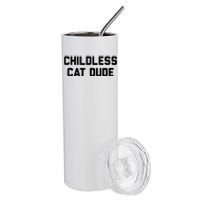 Childless Cat Dudes Stainless Steel Tumbler