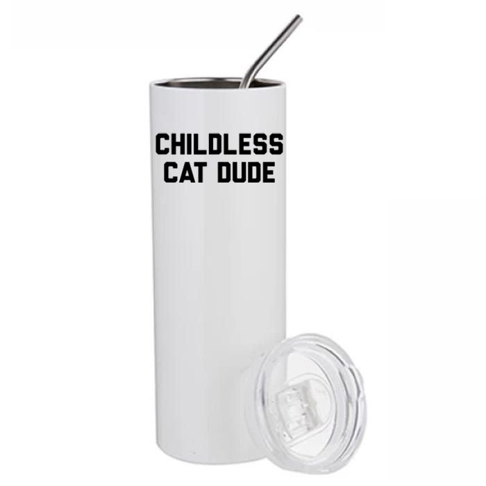 Childless Cat Dudes Stainless Steel Tumbler