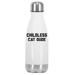 Childless Cat Dudes Stainless Steel Insulated Water Bottle