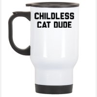 Childless Cat Dudes Stainless Steel Travel Mug