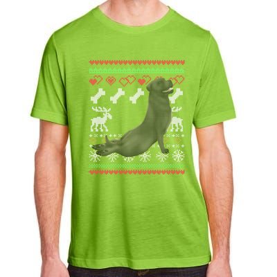 Cane Corso Dog Santa Claus Ugly Christmas Pattern Xgiftmas Gift Adult ChromaSoft Performance T-Shirt