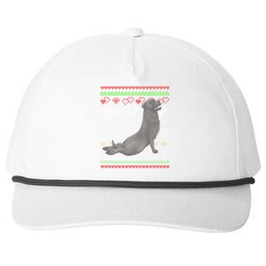 Cane Corso Dog Santa Claus Ugly Christmas Pattern Xgiftmas Gift Snapback Five-Panel Rope Hat