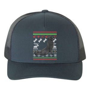 Cane Corso Dog Santa Claus Ugly Christmas Pattern Xgiftmas Gift Yupoong Adult 5-Panel Trucker Hat