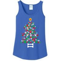 Christmas Cute Dog Paws Xmas Tree Funny Dog Puppy Owner Gift Ladies Essential Tank