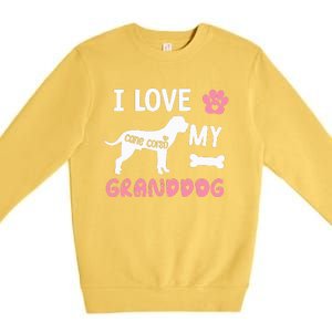 Cane Corso Dog Grandma Gifts Love My Granddog Dog Pet Lover Premium Crewneck Sweatshirt