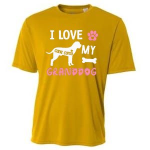 Cane Corso Dog Grandma Gifts Love My Granddog Dog Pet Lover Cooling Performance Crew T-Shirt