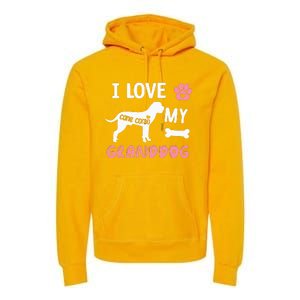 Cane Corso Dog Grandma Gifts Love My Granddog Dog Pet Lover Premium Hoodie