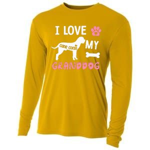 Cane Corso Dog Grandma Gifts Love My Granddog Dog Pet Lover Cooling Performance Long Sleeve Crew