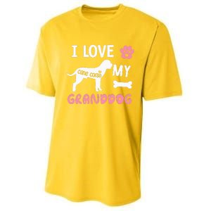 Cane Corso Dog Grandma Gifts Love My Granddog Dog Pet Lover Performance Sprint T-Shirt