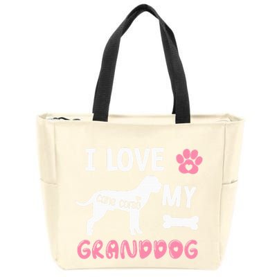 Cane Corso Dog Grandma Gifts Love My Granddog Dog Pet Lover Zip Tote Bag