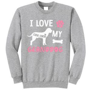 Cane Corso Dog Grandma Gifts Love My Granddog Dog Pet Lover Sweatshirt