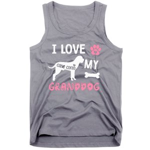 Cane Corso Dog Grandma Gifts Love My Granddog Dog Pet Lover Tank Top