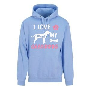 Cane Corso Dog Grandma Gifts Love My Granddog Dog Pet Lover Unisex Surf Hoodie