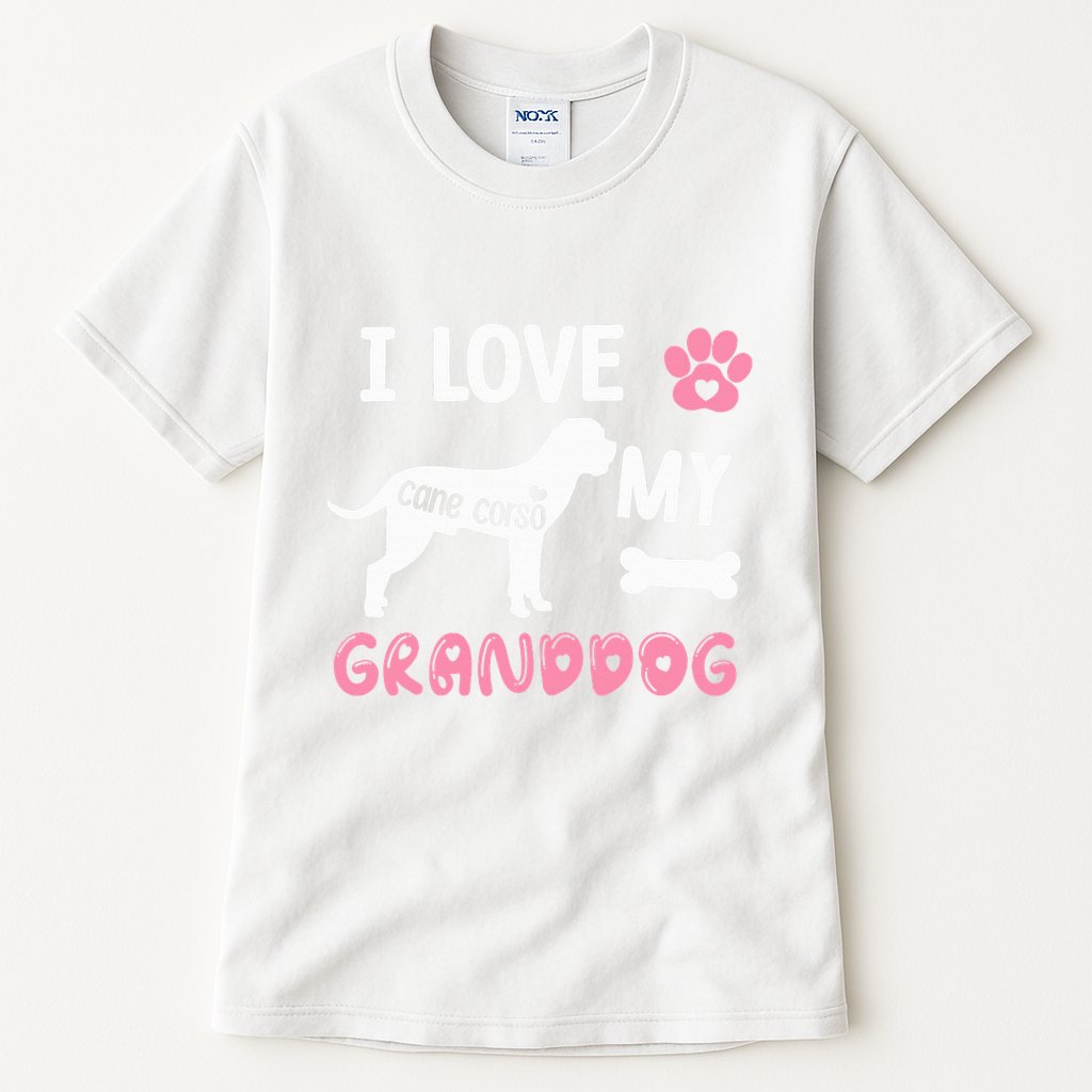 Cane Corso Dog Grandma Gifts Love My Granddog Dog Pet Lover Tall T-Shirt