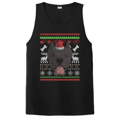 Cane Corso Dog Santa Claus Ugly Christmas Pattern Xgiftmas Meaningful Gift PosiCharge Competitor Tank