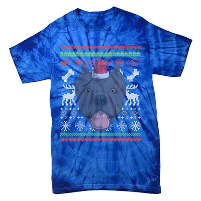 Cane Corso Dog Santa Claus Ugly Christmas Pattern Xgiftmas Meaningful Gift Tie-Dye T-Shirt