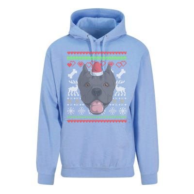 Cane Corso Dog Santa Claus Ugly Christmas Pattern Xgiftmas Meaningful Gift Unisex Surf Hoodie