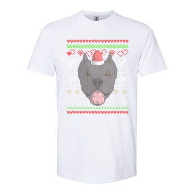 Cane Corso Dog Santa Claus Ugly Christmas Pattern Xgiftmas Meaningful Gift Softstyle CVC T-Shirt