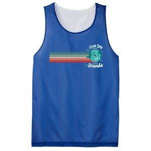 Cute Colorful Earth Day Everyday The Future Is In Our Hands Meaningful Gift Mesh Reversible Basketball Jersey Tank