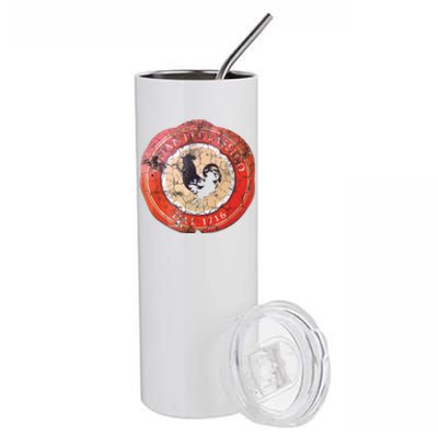 Chianti Classico Emblem Italian Red Wine Label Stainless Steel Tumbler