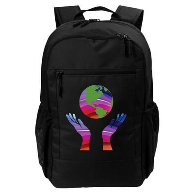 Climate Change Earth Day Global Warming Daily Commute Backpack