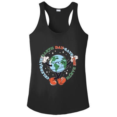 Cute Celebrate Earth Day Save The Earth Ladies PosiCharge Competitor Racerback Tank