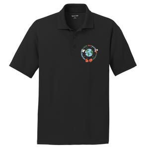 Cute Celebrate Earth Day Save The Earth PosiCharge RacerMesh Polo