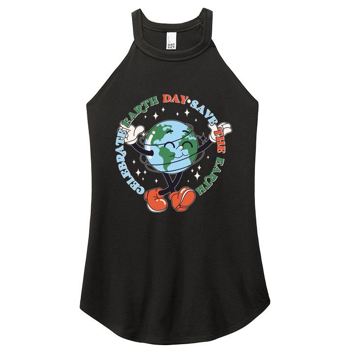 Cute Celebrate Earth Day Save The Earth Women's Perfect Tri Rocker Tank