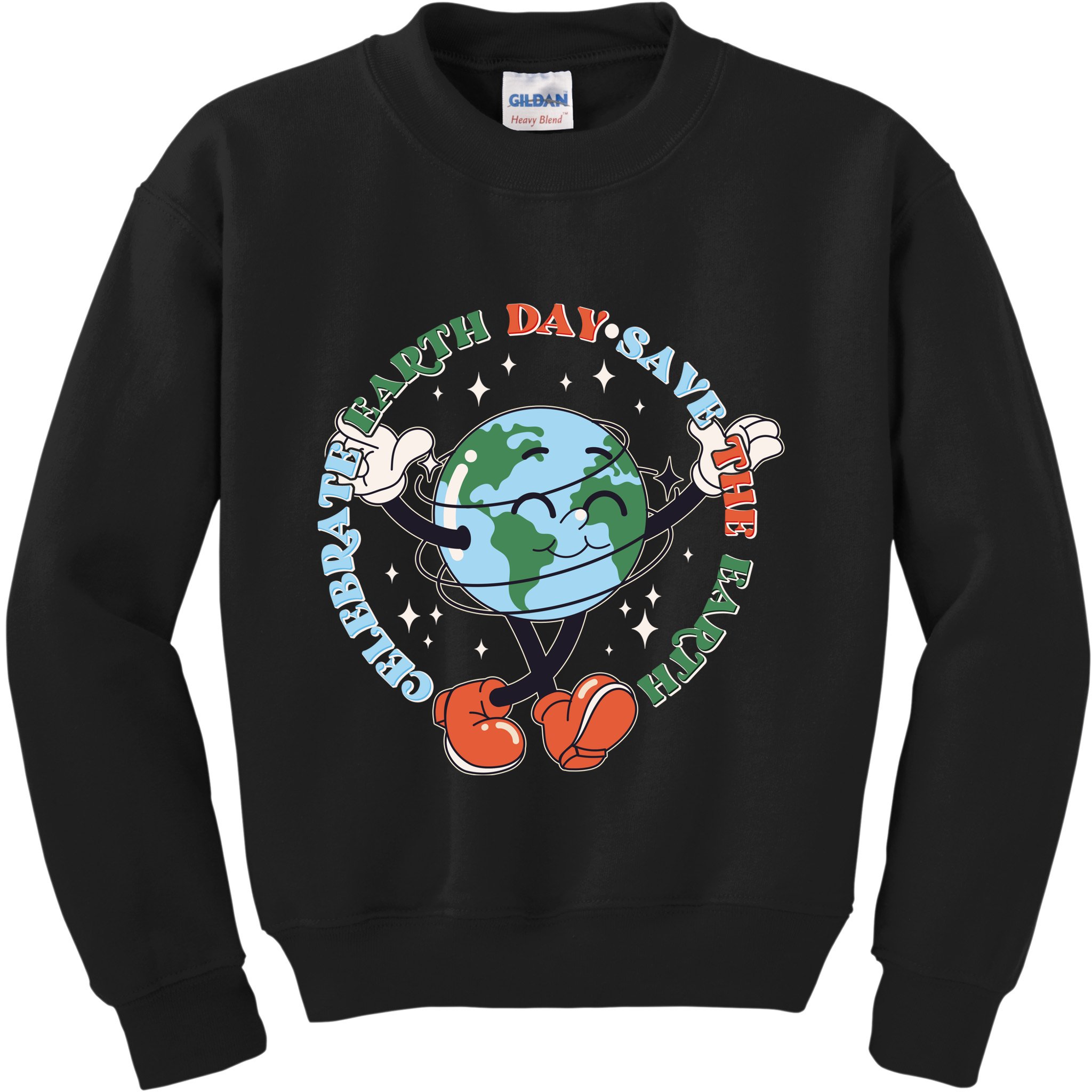 Cute Celebrate Earth Day Save The Earth Kids Sweatshirt